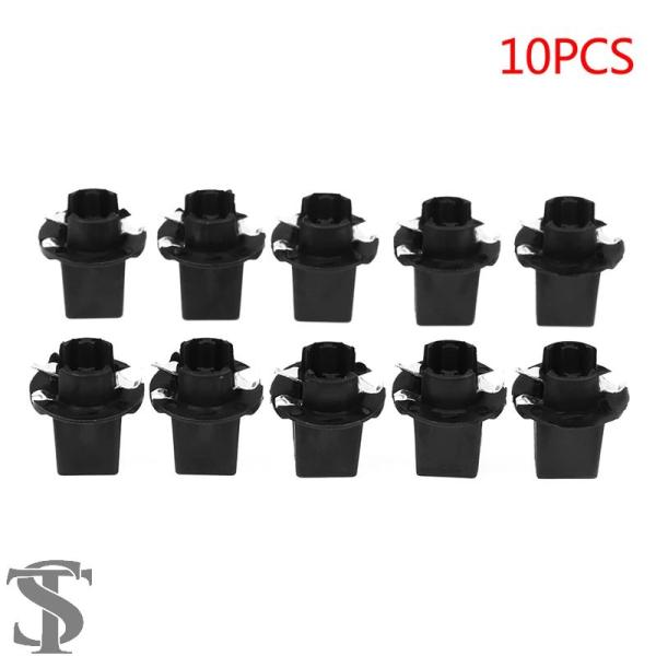 並行輸入品 10 個 T5 B8.5D ツイストロックプラグアンドプレイ電球ホルダーソケットスピード...