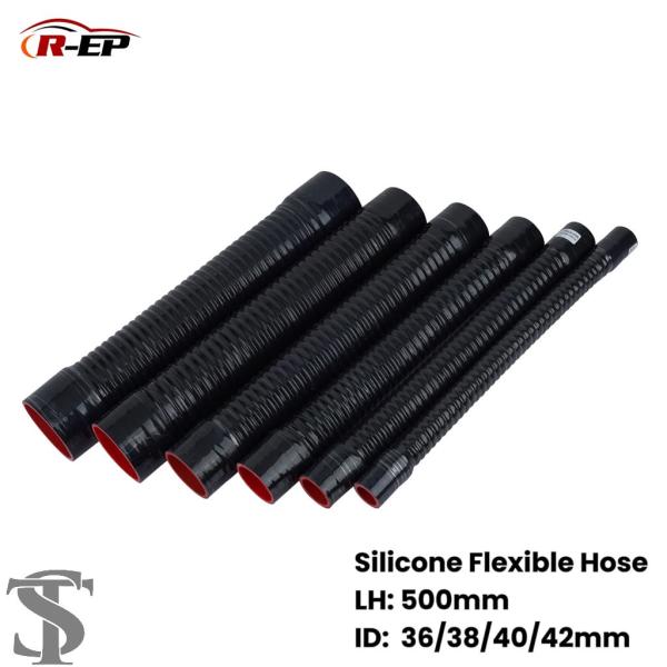 並行輸入品 ID 36 38 40 42 MM汎用シリコーンフレキシブルホース 500 MM吸気ラジ...