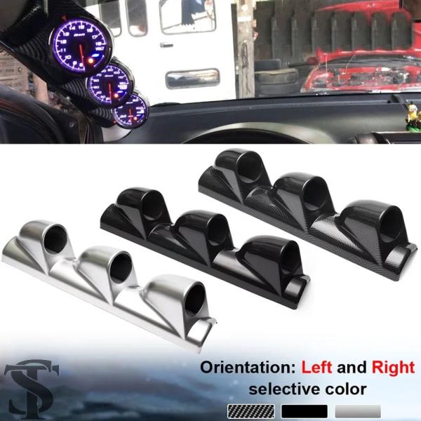 並行輸入品 汎用ゲージカップカーメーターマウントホルダー 2 インチ 52 MM 60 MMゲージポ...