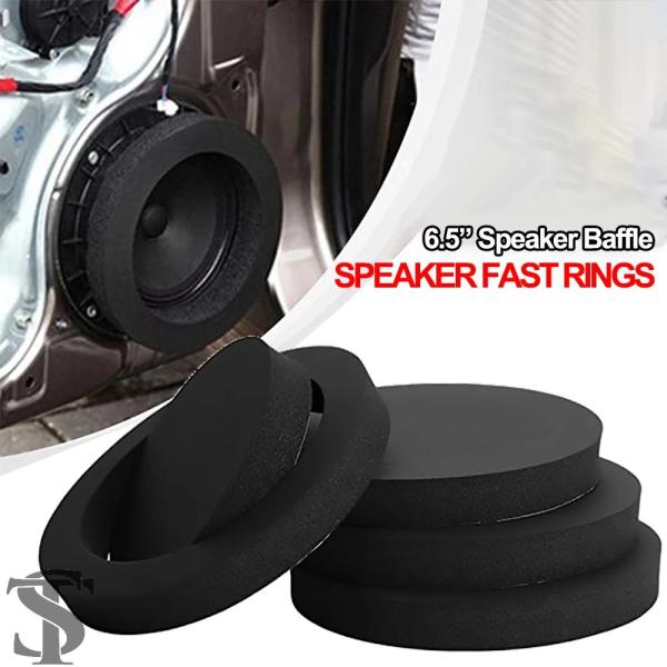 並行輸入品 6.5 インチ高速リング記章フロントバックスピーカーアップデートフォームパッド自己粘着ス...