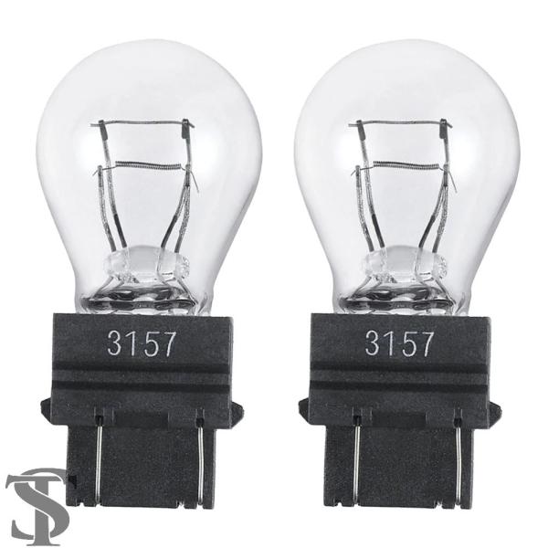 並行輸入品 クリアシェルテール信号電球交換 3157 12V 21/5 ワット LED 電球テールブ...