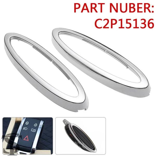 並行輸入品 2 個リモートキー FOB サイドベゼル車リモートキー FOB トリム C2P15136...