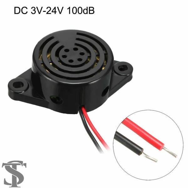 並行輸入品 1PC アラーム高デシベル DC3V-24V 100DB 電子ブザービープ音アラームリン...