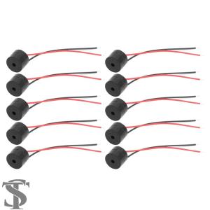 並行輸入品 10 個 DC3-24V 圧電電子ブザーアラームアクティブ圧電電子有線コネクタビーパー YMD-12095 ARDUINO バン