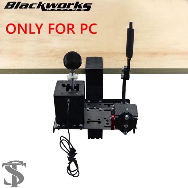 並行輸入品 汎用デスクマウント PC USB SIM レーシングゲームハンドブレーキ/シーケンシャル...