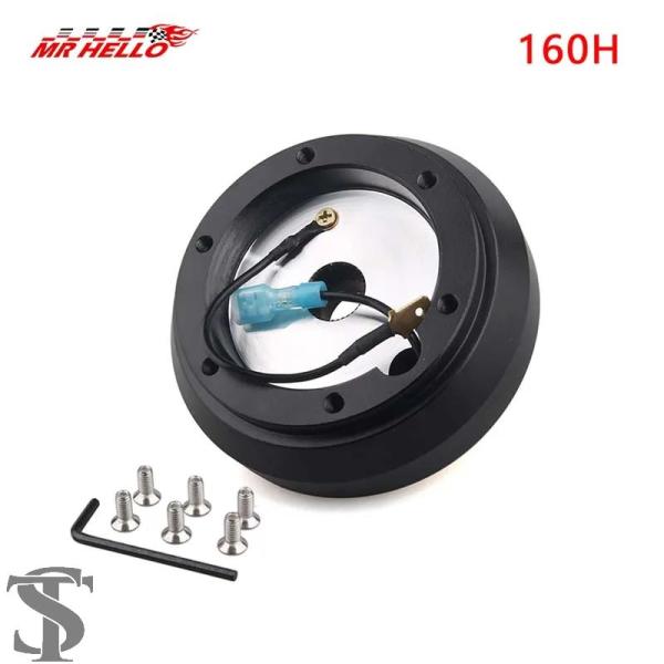 並行輸入品 160H レーシングステアリングホイールボスキットショートハブアダプターキットリオジェネ...