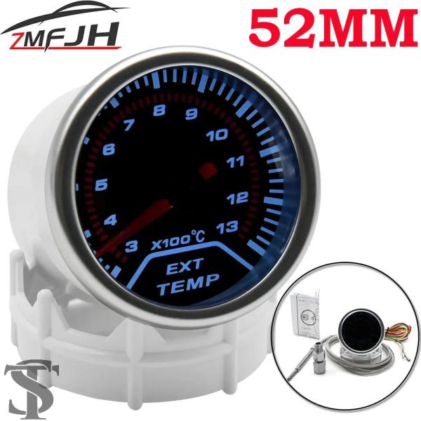 並行輸入品 2 インチ52 MM排気ガス温度計デジタル排気ガス温度計白色 LED EGT EXT ゲ...