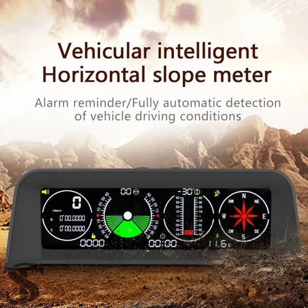 並行輸入品 X90 GPS スピード PMH KMH スマートスロープメーター傾斜計車コンパス HU...