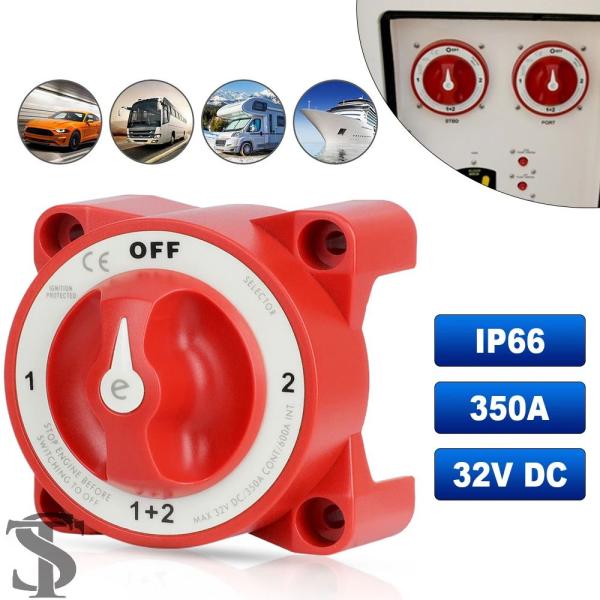 並行輸入品 4ポジションバッテリーディスコネクトスイッチ AFD 32V 350A 発光アイソレータ...