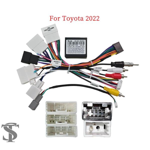 並行輸入品 カーオーディオ DVD プレーヤー 16PIN 電源ケーブルアダプタ CANBUS ボッ...