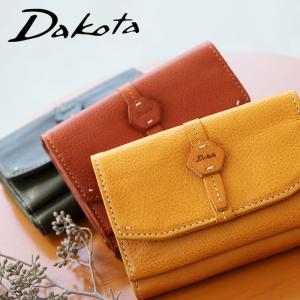 【dakotaレザートレー有】ダコタ 三つ折り財布 エザーゴノ 0030770 Dakota 小銭入れ付き コンパクト レザー 本革 イタリア製牛革 正規品 akz015｜東西南北屋