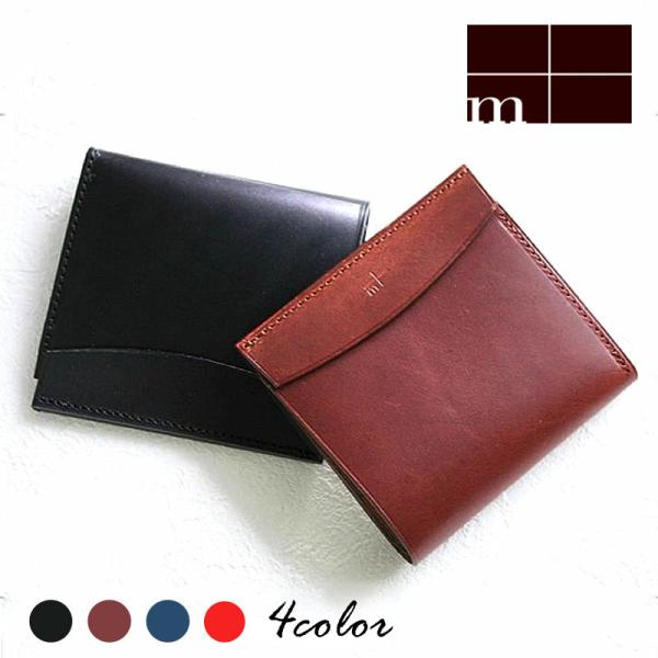m+ エムピウ FERMA フェルマ ショートウォレット 13019 札ばさみ 革 カードケース 正...