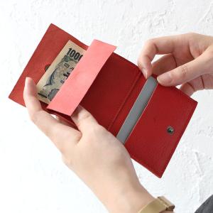 【削除】当店限定色登場 エムピウ 小さい財布 カードサイズのミニマム財布 サイフ ストラッチョ 130590/130592 straccio ゴートスキン レザー 本革 正規品