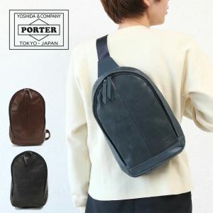 ポーター フランク スリングショルダーバッグ 198-01343 吉田カバン 本革 レザー メンズ PORTER