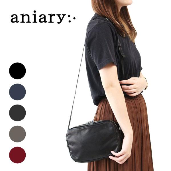 アニアリ ショルダーバッグ aniary Shoulder Bag 日本製本革 斜めがけ 28-03...