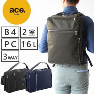 ace. GENE LABEL エース公式 リュックサック メンズ ビジネス 3WAY