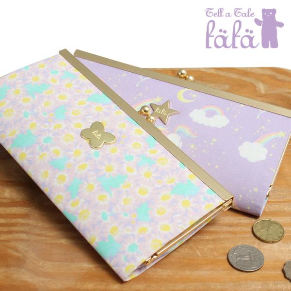 フェフェ fafa 財布 キッズ  LALLA WALLET がまぐち長財布 6427-2002 ラ...