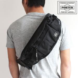 ポーター ヒートウエストバッグ 703-06979 吉田カバン PORTER ボディバッグメンズ レディース斜めがけ ウエストポーチ 丈夫 黒 ブラックカジュアルブランド 人気