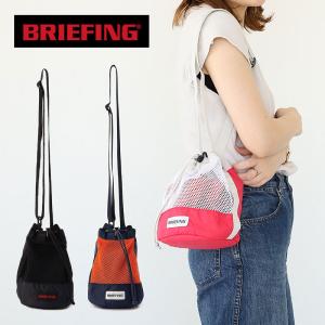 ブリーフィング ショルダーバッグ ミニショルダーバッグ BRIEFING DUAL DRAWSTRING SHOULDER MESH BRA221L33 正規品の商品画像