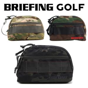 ブリーフィング ゴルフ ポーチ Bシリーズ ラウンドポーチ BRIEFING GOLF B SERIES ROUND POUCH ラウンド型 セカンドバッグ 無地 迷彩 正規品 BRG191A12