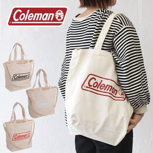 コールマン バッグ トートバッグ キャンバス生地 coleman colemanlogotote エコバッグ メンズ レディース アウトドア