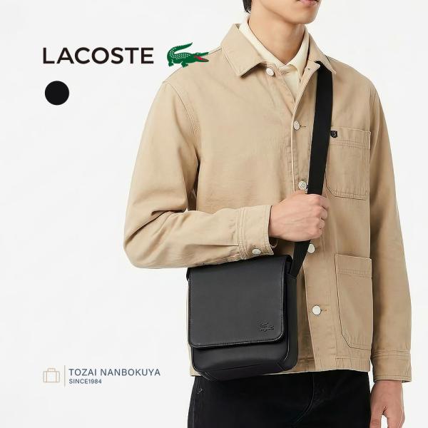 LACOSTE ラコステ ショルダーバッグ FLAP CROSSOVER BAG nh4423hc ...