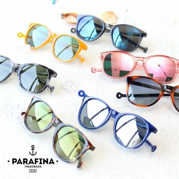 パラフィナ サングラス PARAFINA UVカット UVAカット UVBプロテクト カラーレンズ ...