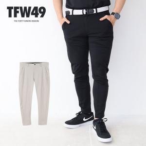 セール価格 ティーエフダブリュー49 TFW49 ゴルフ スリムパンツ ANKLE SLIM PANTS  正規品 T072210002 正規品 スキニーパンツ