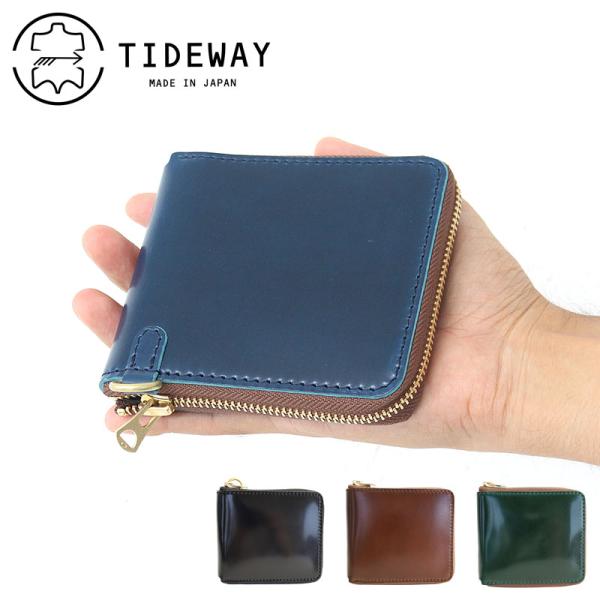 タイドウェイTIDEWAY  OIL CORDOVAN MIDDLE WALLET オイル コードバ...