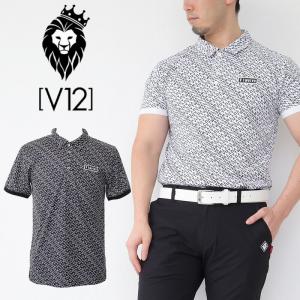 HERG1（エルグワン） ゴルフ BACK PRINT COOL MOCK NECK バック