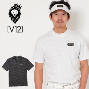V12（ヴィ・トゥエルヴ） ゴルフ × LEONコラボ メンズ モックネック