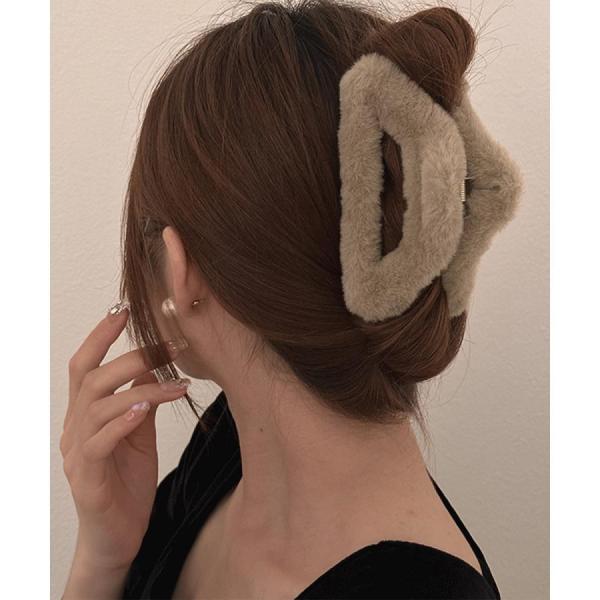 ファーバンスクリップ 韓国 ヘアクリップ