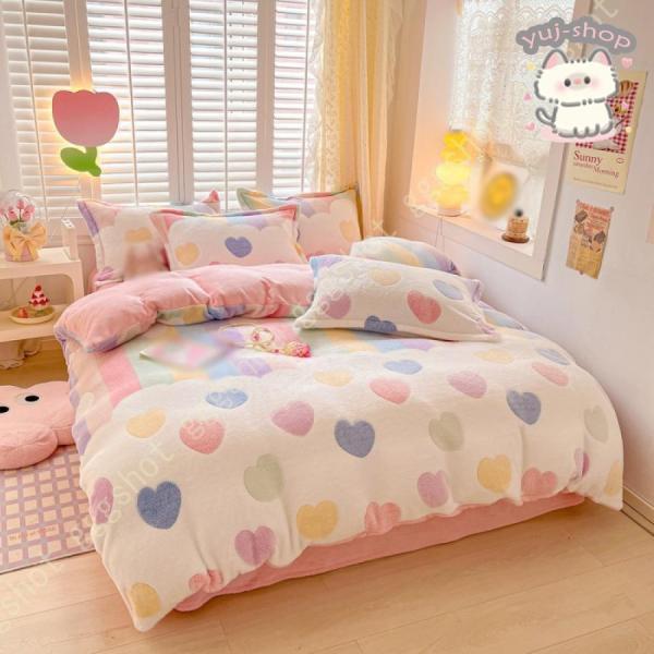 布団カバー 3点セット 寝具カバー シングル ダブル 4点セット 掛けふとんカバー セミダブル おし...