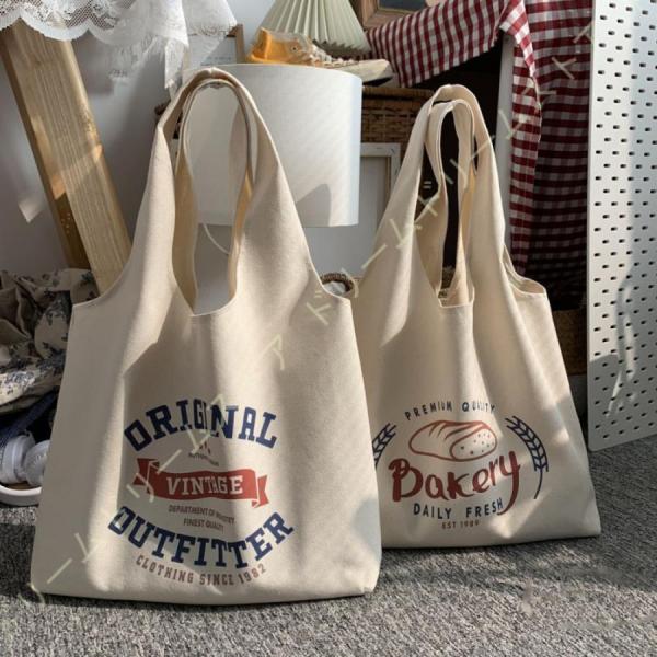 トートバッグ キャンバス レディース 大容量 A4サイズ対応 ショルダーバッグ 内袋付き ショッピン...