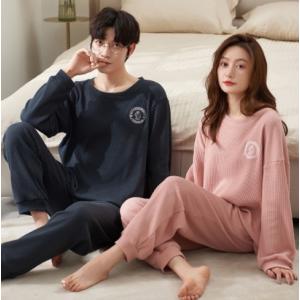 パジャマ カップル ペアルック パジャマ 春秋冬長袖ルームウェア パジャマ カップル ペアルック パジャマ 春秋冬長袖ルームウェア