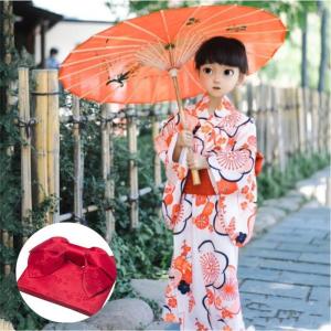 浴衣 子供 キッズ 女の子 浴衣ドレスセット ...の詳細画像1