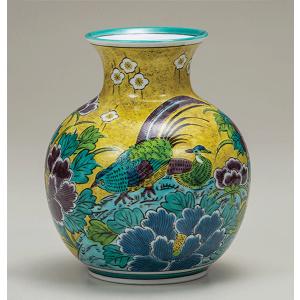 高岡銅器 銅製花瓶 鳳祥 小鳥 12号 美術工芸品 記念品 花活 : 日本もの