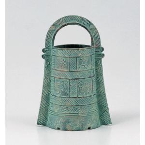 高岡銅器 銅製花瓶 鳳祥 鳳凰 12号 美術工芸品 記念品 花活 : 日本もの