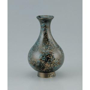高岡銅器 銅製花瓶 鳳祥 鳳凰 12号 美術工芸品 記念品 花活 : 日本もの