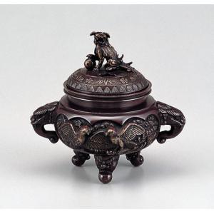 高岡銅器 香炉 龍文香炉 銅製 美術工芸品 記念品 置物 : 日本ものこと