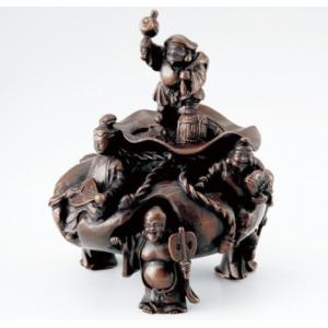 高岡銅器 香炉 龍足雲龍蓋香炉 銅製 美術工芸品 記念品 置物 : 日本