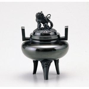 高岡銅器 香炉 龍足雲龍蓋香炉 銅製 美術工芸品 記念品 置物 : 日本