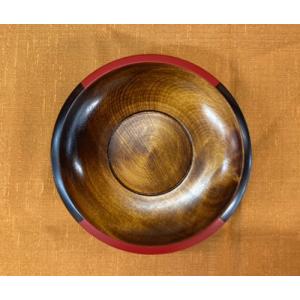 讃岐漆器 栃くりぬき漆塗り （茶托 雲 13.5cm）5枚セット 天然木 伝統