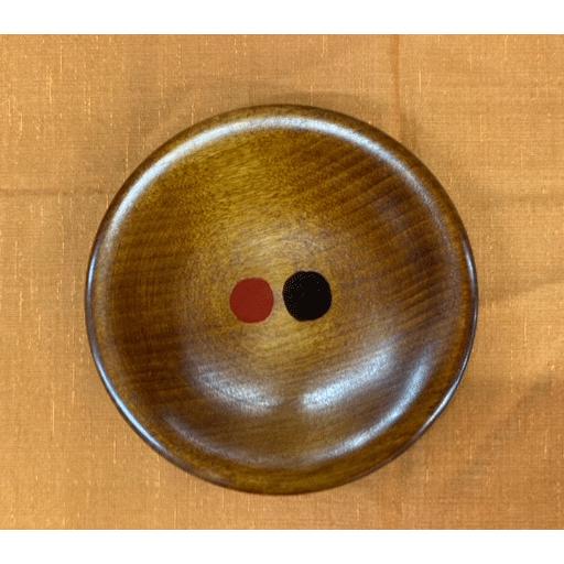讃岐漆器 栃くりぬき漆塗り （銘々皿 ツイン 15cm）5枚セット  天然木  伝統工芸品