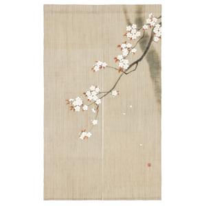 手染め 麻のれん のれん（ひょうたん） <夏柄> 自然の癒し 安らぎ