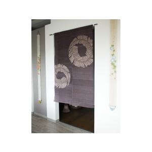 手染め 麻のれん 芭蕉のれん(芭蕉) <...の詳細画像1