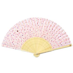 和扇子　布扇子 70型30間　しあわ扇　しだれ桜　記念品　ギフト｜towakouribu