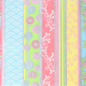 和紙　友禅和紙　手染友禅紙 （菊半裁判） No.39-5　折り紙　貼り絵　ちぎり絵　装飾