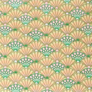 和紙　友禅和紙　手染友禅紙 （菊半裁判） No.52-2　折り紙　貼り絵　ちぎり絵　装飾