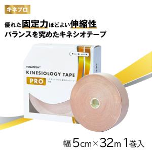 キネプロ 5cm×32m 1巻（キネシオロジーテープ PRO） キネシオテープ キネシオロジーテープ スポーツテーピング 指 膝 足首 50mm｜towatech